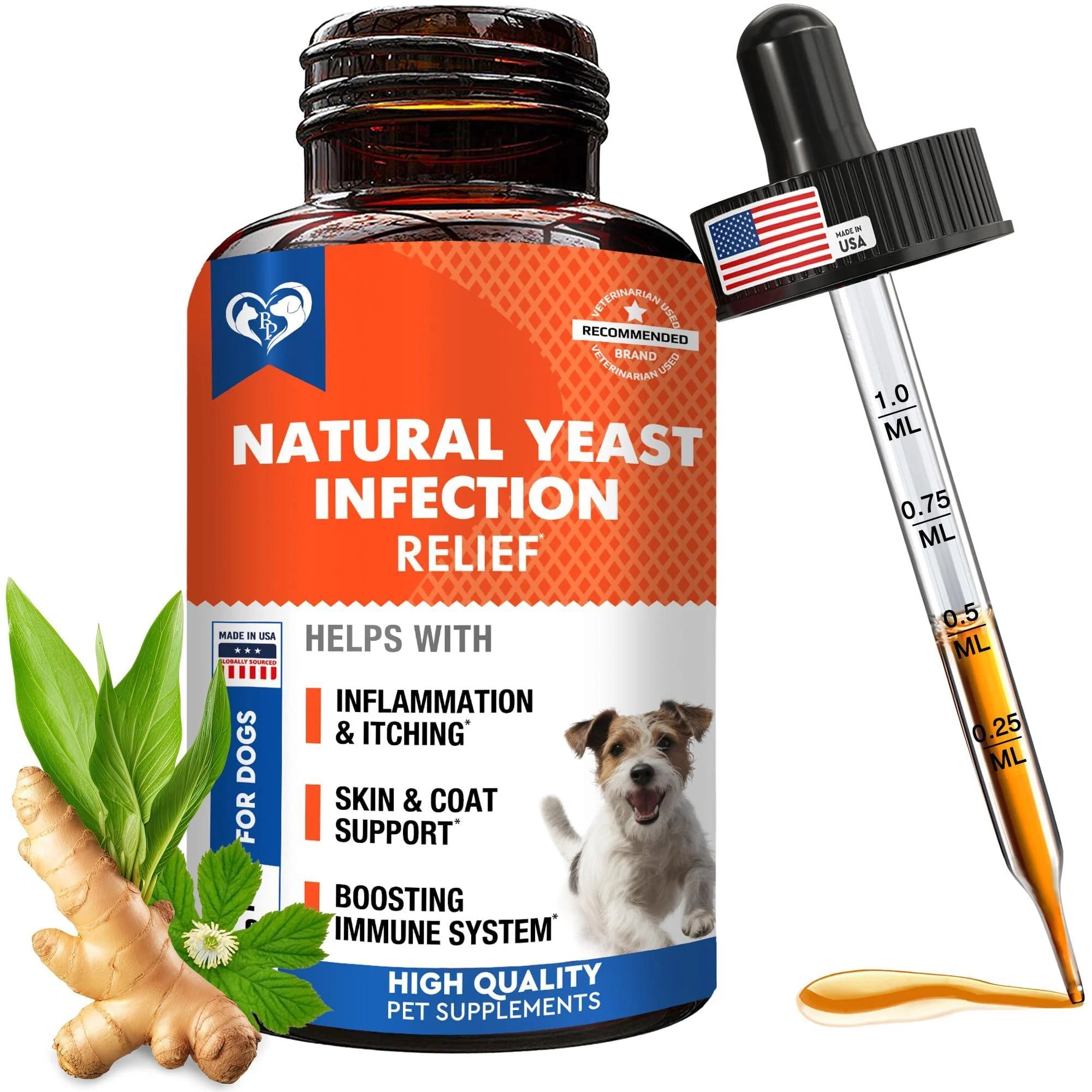 Natural Dog Yeast Infection anti Itch Treatment